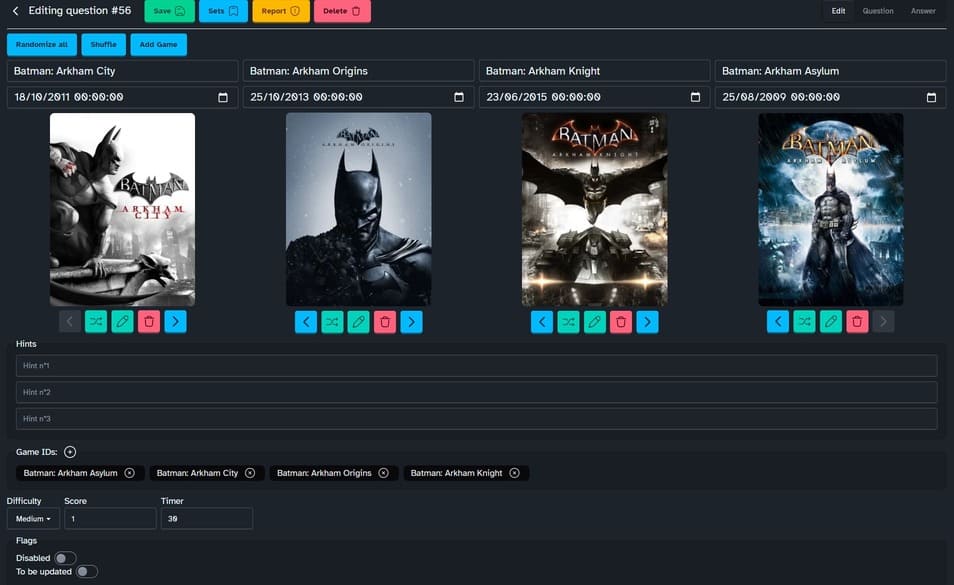 Capture d'écran en cours de partie de GCulture