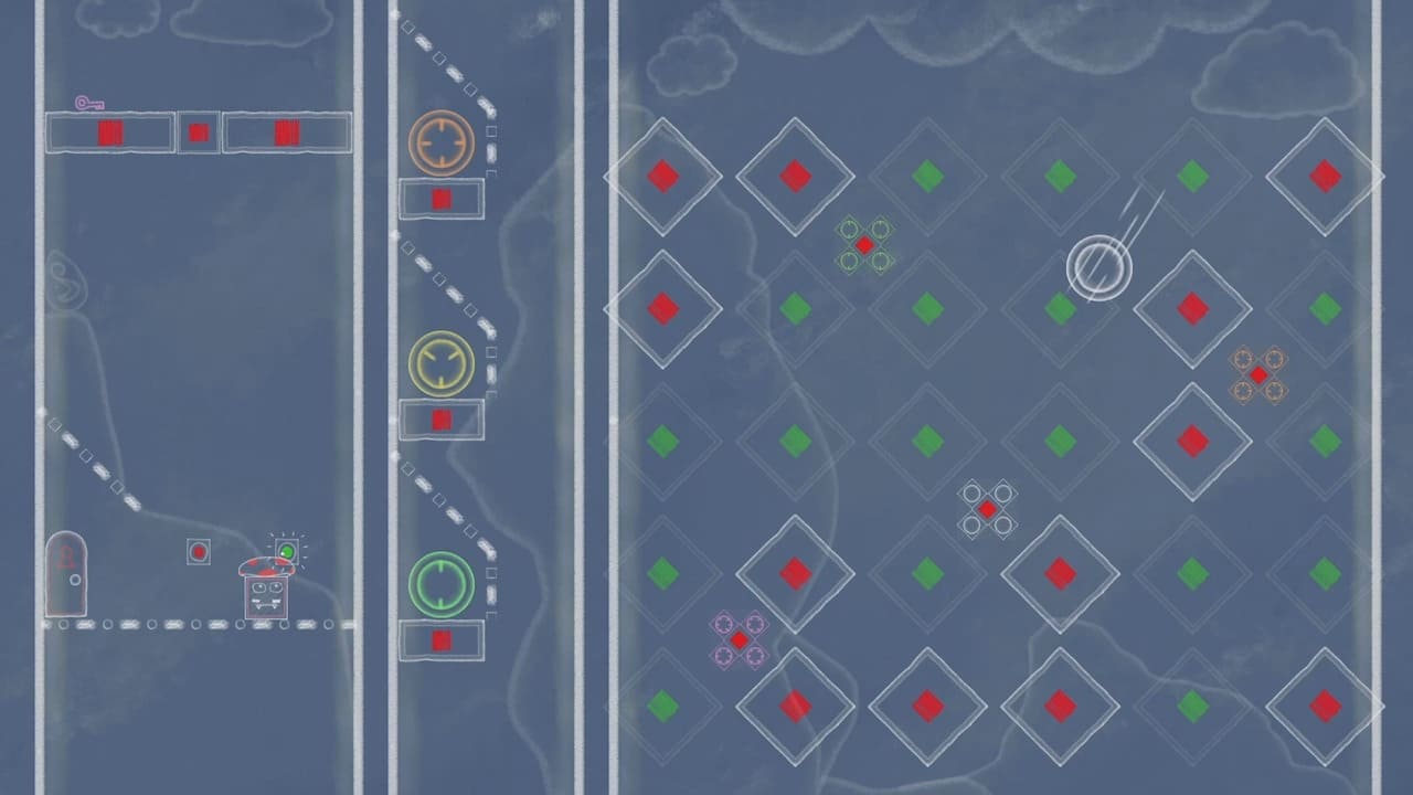 Capture d'écran d'un niveau de montagne sur palallel