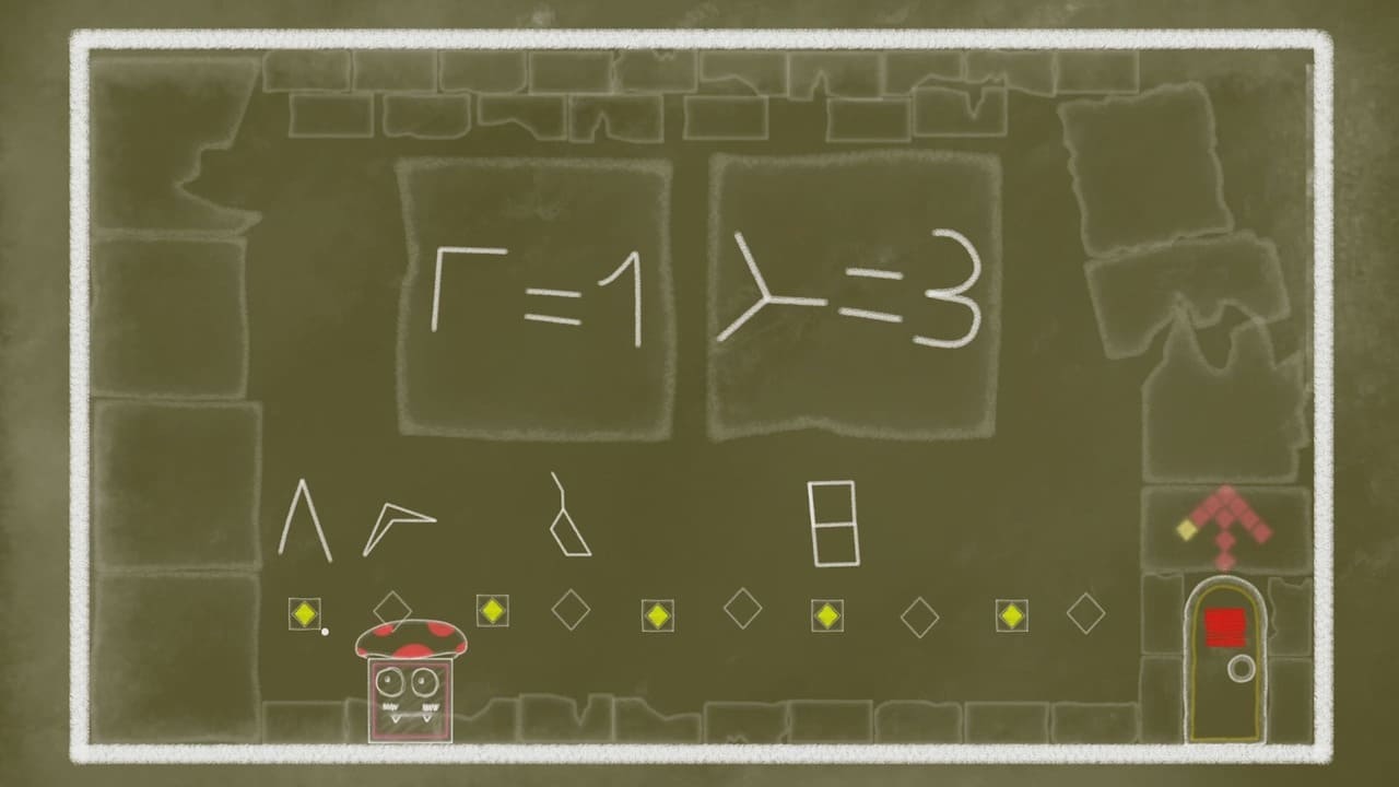 Capture d'écran en jeu de palallel dans l'environnement des énigmes